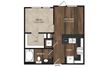Main Street Flats Apartments Phase II 1x1 A Floor Plan Main Street Flats Apartments Phase II 1x1 A Floor Plan